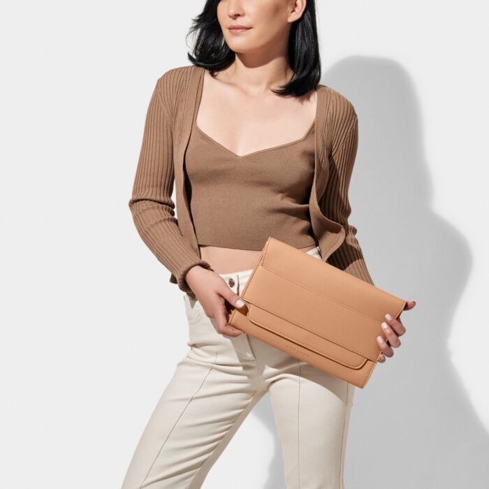 Katie Loxton Lila Clutch - Blush Taupe